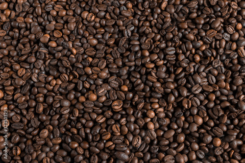  background of roasted coffee beans © MashaAvena
