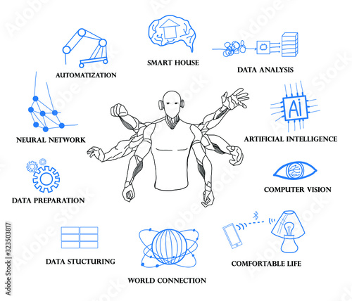 machine learning, data science icon