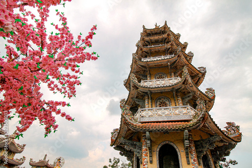 LInh An Pagoda which is free access to everyone  and is a popular torist destination in Da lat  Vietna