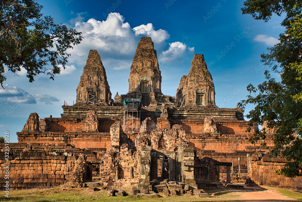 Pre Rup Temple site among the ancient ruins of Angkor Wat Hindu temple complex in Cambodia Pre Rup Temple site among the ancient ruins of Angkor Wat Hindu temple complex in Cambodia
