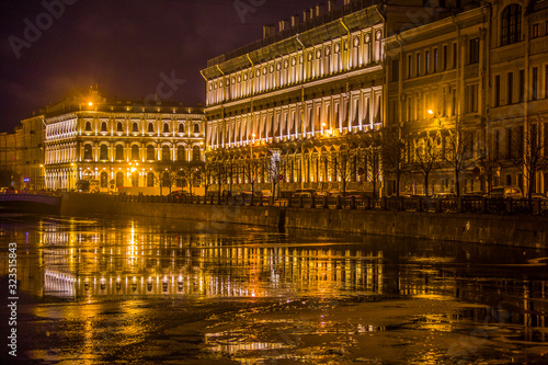 Night in Saint Petersburg