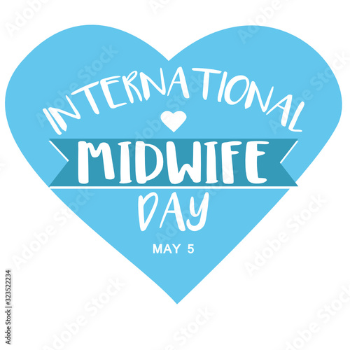 Celebrate International Day of the Midwife. 5 May. Designed for banner, background, etc. Suitable for your business. Vector Eps. 8