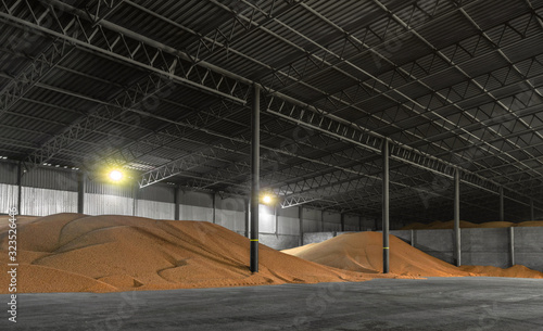 Large warehouse for grain storage