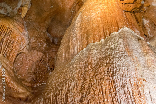 The inside walls of the Jenolan Caves, Katoomba, NSW, Australia photo