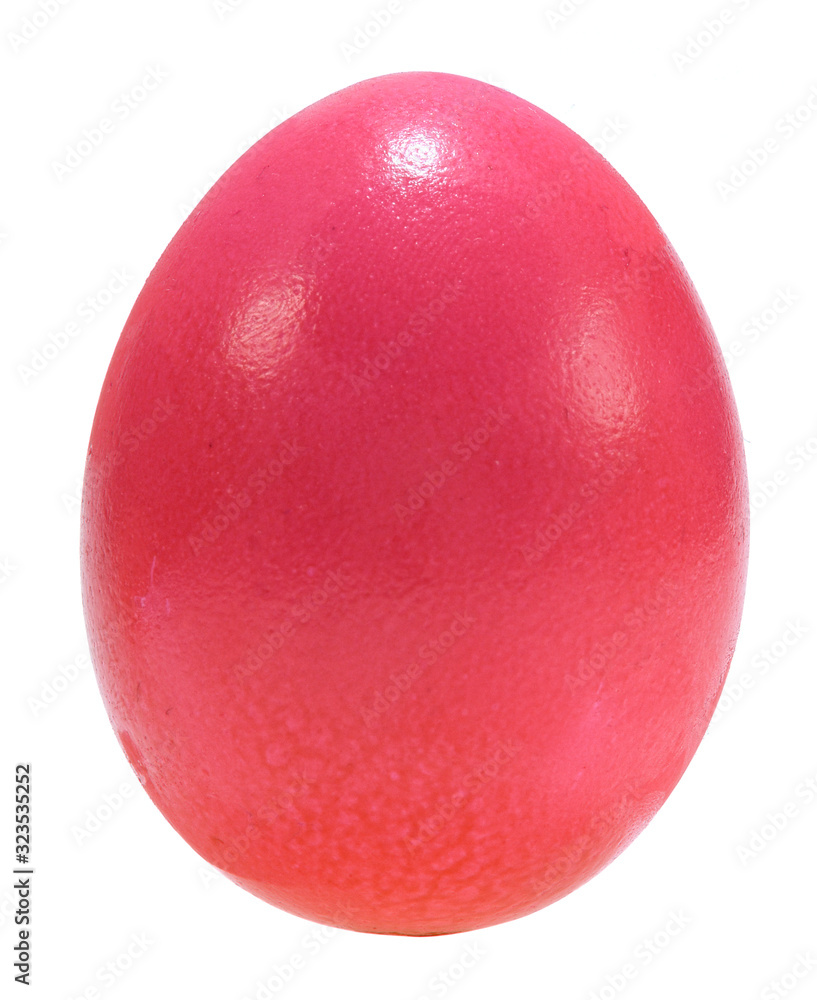 Pink painted easter egg Pink painted easter egg