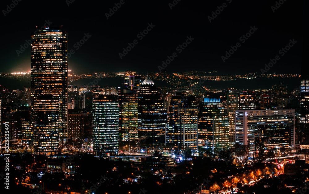 Obraz premium city at night