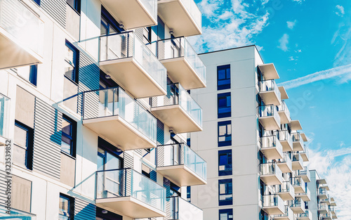 Wallpaper Mural Modern Apartment home and house residential complex real estate Torontodigital.ca