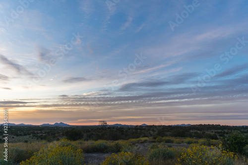 Colorful sky at the afternoon in natural environment