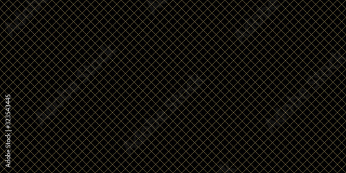 Background pattern seamless geometric diamond shape abstract gold luxury color vector. Black background design.