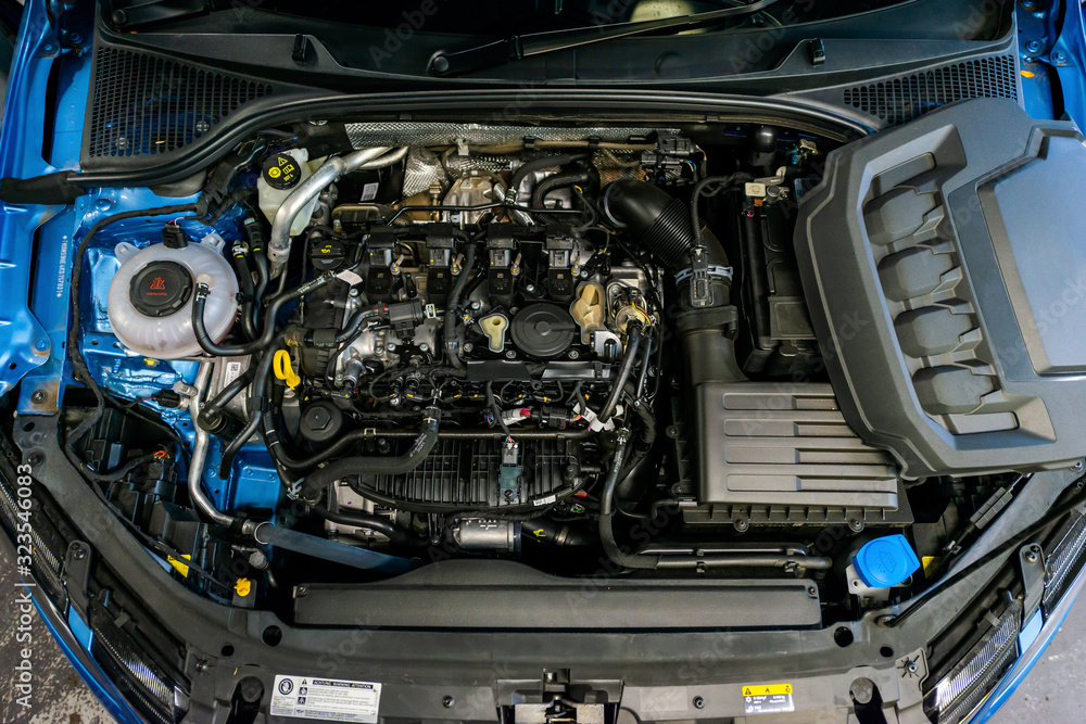Fototapeta premium car engine