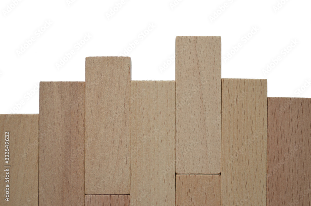jenga on a white background solid wall of wooden bars Wooden Elements and components design blocks wood game (jenga) jenga on a white background solid wall of wooden bars Wooden Elements and components design blocks wood game (jenga)