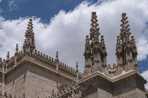 Royal Chapel of Granada (Capilla Real de Granada) - church, constructed between 1505 and 1517, originally integrated in complex of the neighboring Granada Cathedral. Granada, Andalusia, Spain.