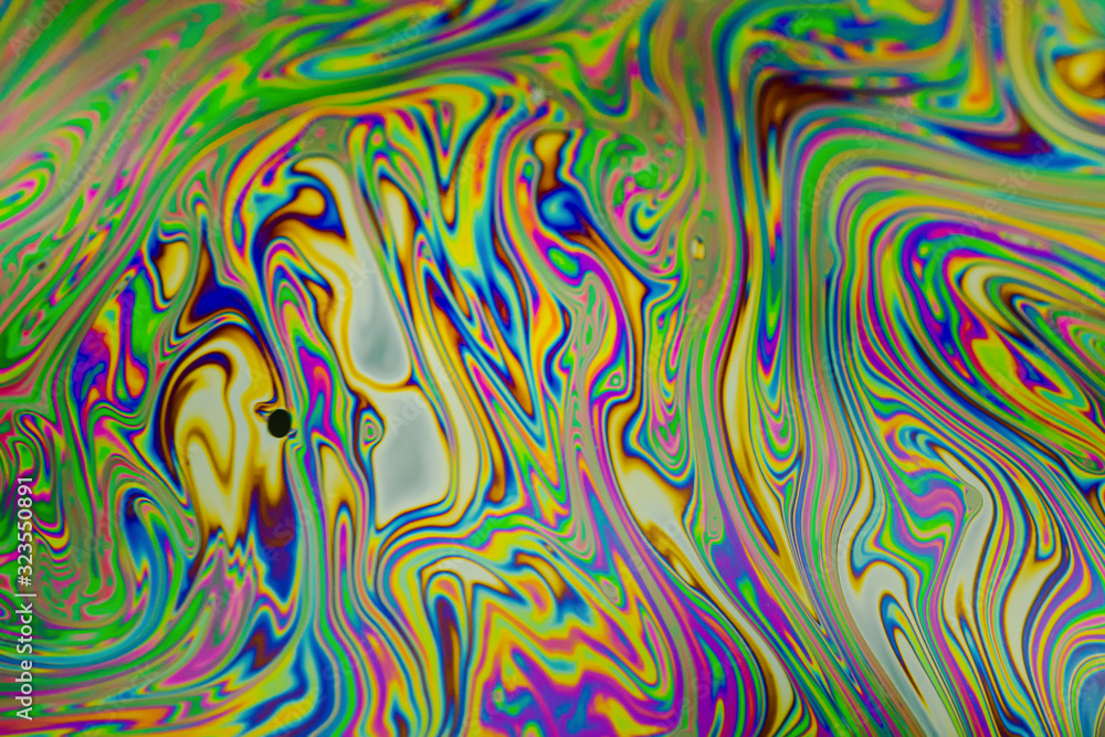 Close up soap bubble background. Psychedelic abstract background Close up soap bubble background. Psychedelic abstract background