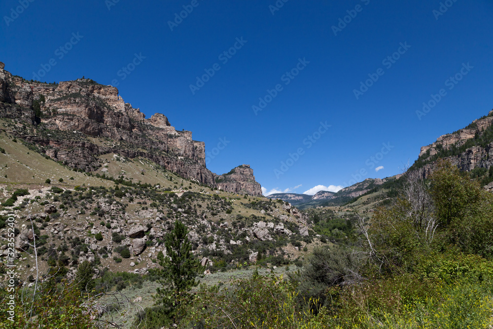Landscape of Ten Sleeps Canyon Landscape of Ten Sleeps Canyon