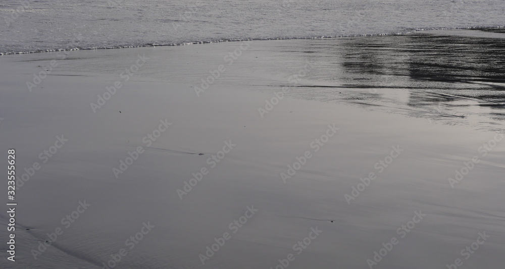 Seawater textures and reflections on a cold winter day at the beach Seawater textures and reflections on a cold winter day at the beach