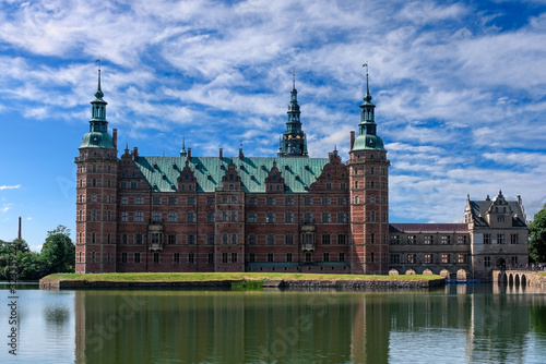 Hillerod, Denmark. Frederiksborg Castle – the residence of Danish kings