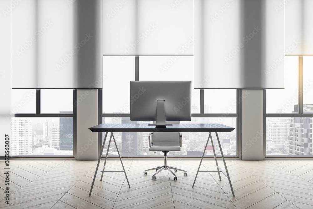 Contemporary workspace desktop Contemporary workspace desktop