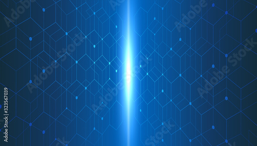 Abstract geometric lines. Connection and social network. Concept with lines and dots. Minimalistic Design.