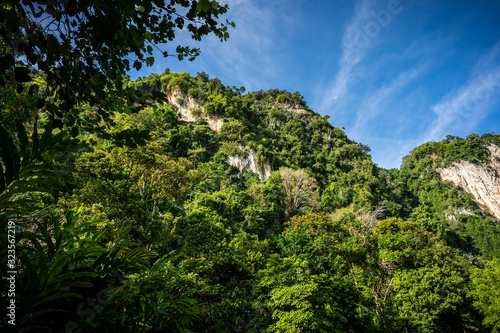 Scenic mountains and lake view in Tambun, Perak