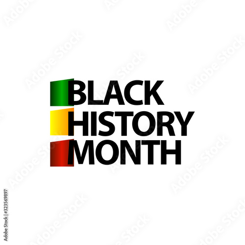 Black History Month Celebration Vector Template Design Illustration