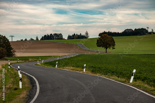 winding country road 