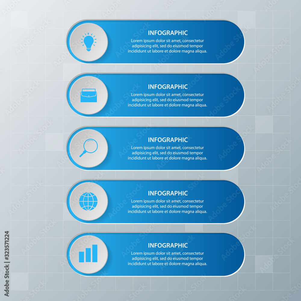 Infographic elements. Business concept timeline. Modern infograph template. Can use for workflow layout, diagram, banner, webdesign, presentation. Vector illustration. Infographic elements. Business concept timeline. Modern infograph template. Can use for workflow layout, diagram, banner, webdesign, presentation. Vector illustration.