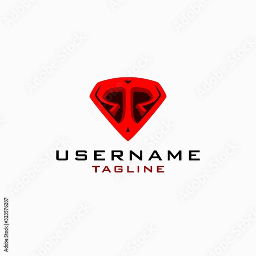simple RR superhero logo design inspiration . letter RR superman logo design style . RR logo template