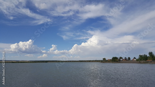 Canvas Print Lake Sky