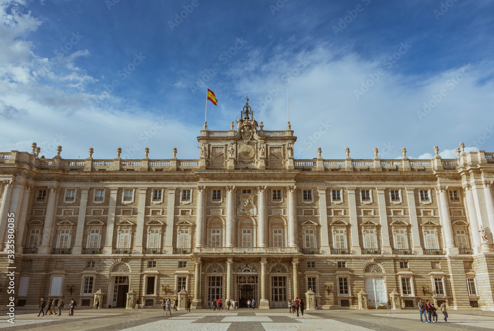royal palace in madrid