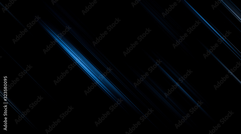 Obraz premium abstract blue and black are light pattern with the gradient is the with floor wall metal texture soft tech diagonal background black dark clean modern.
