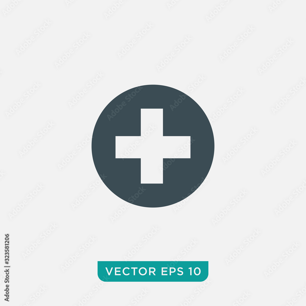 First Aid Sign Icon Design, Vector EPS10 First Aid Sign Icon Design, Vector EPS10