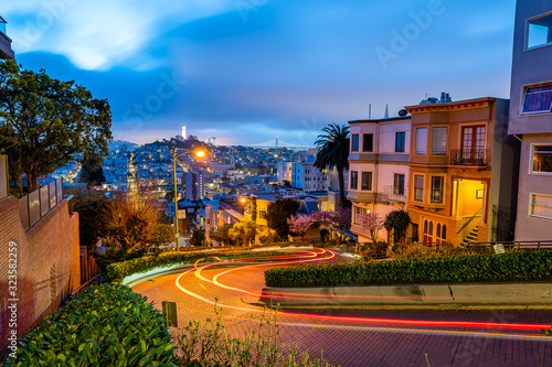Lombard Street at Twilight