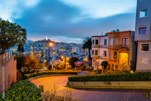 Lombard Street at Twilight
