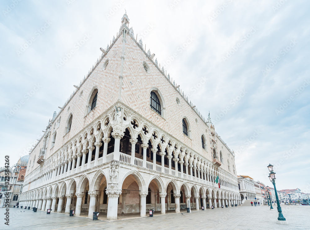 Historical architecture - Doge's Palace in Venice, Italy