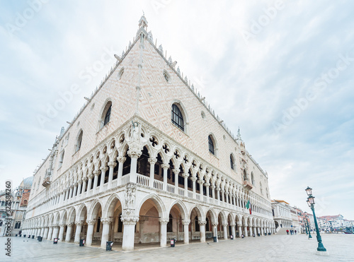 Historical architecture - Doge s Palace in Venice  Italy