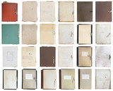 set of old folders