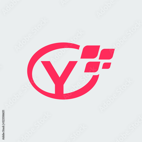 Free Download initial letter logo template inside circle  - GFXLoad
