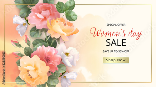 Floral Holiday Background