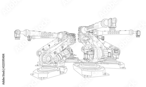 A industral robots manipulators