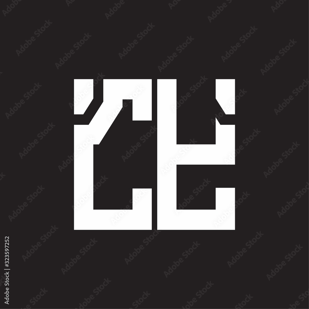 CY Logo with squere shape design template CY Logo with squere shape design template