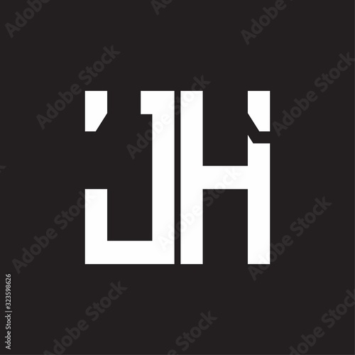 JH Logo with squere shape design template