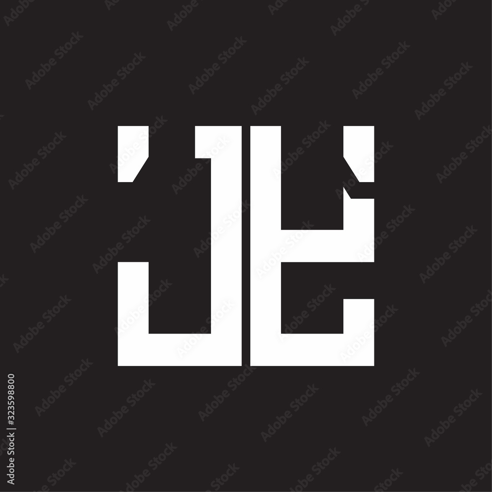 JY Logo with squere shape design template JY Logo with squere shape design template