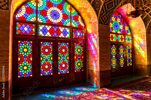 Nasir Al-Mulk Mosque windows photo
