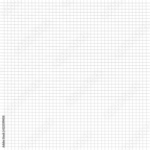 black chart sheet of paper on white background