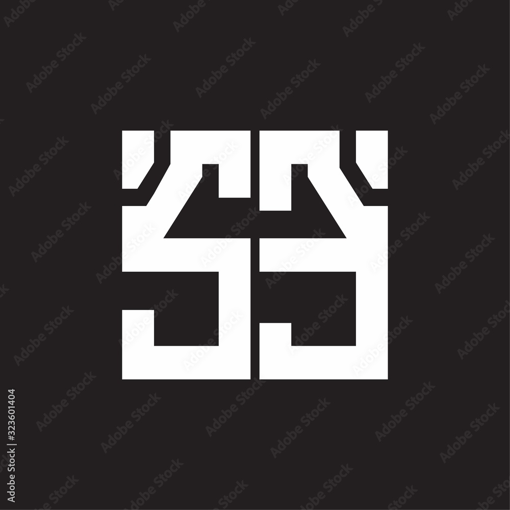 SE Logo with squere shape design template SE Logo with squere shape design template