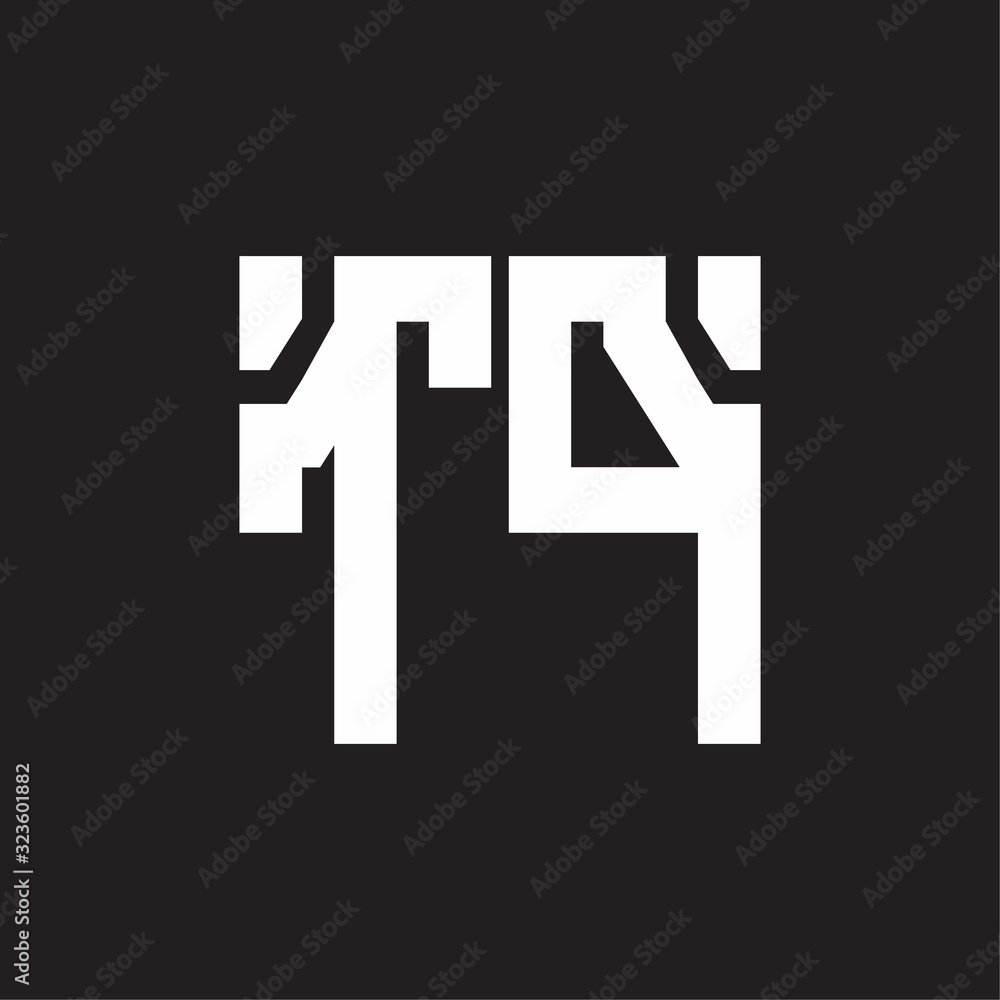 Fototapeta premium TP Logo with squere shape design template