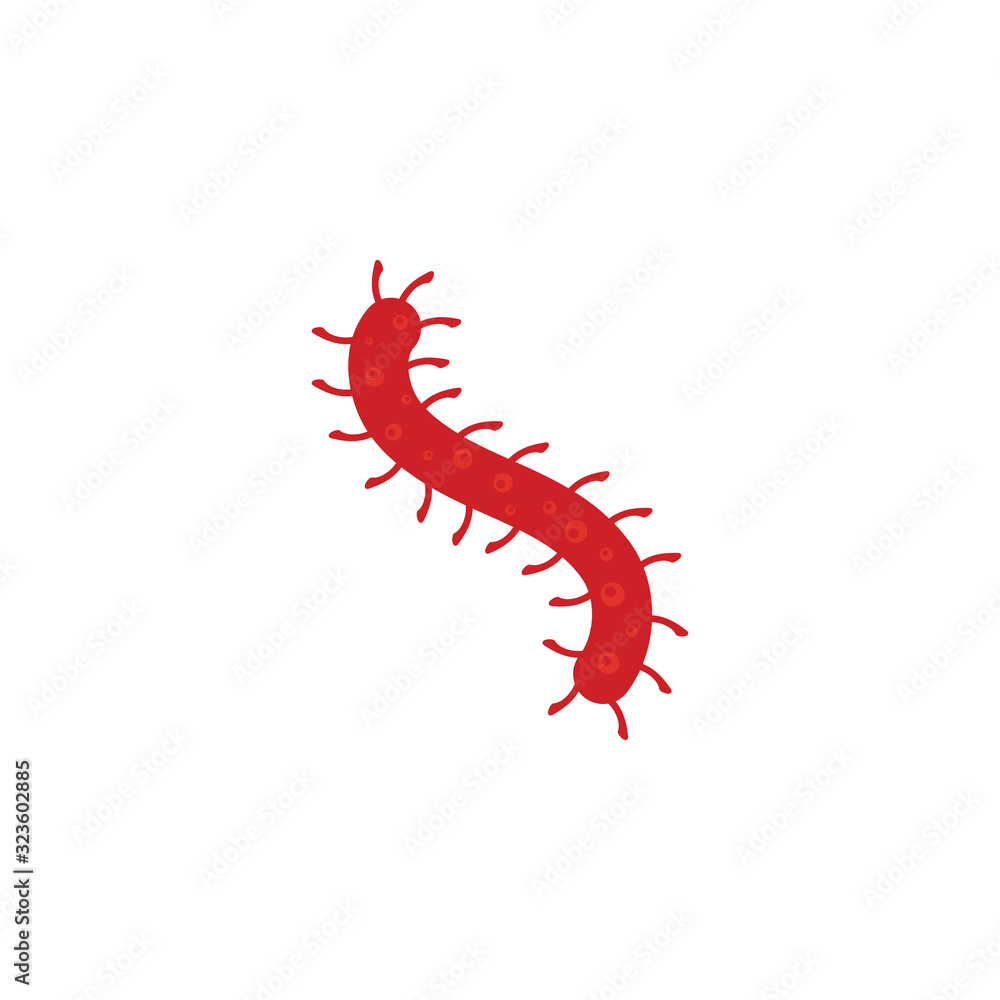Bacteria vector illustration icon template Bacteria vector illustration icon template