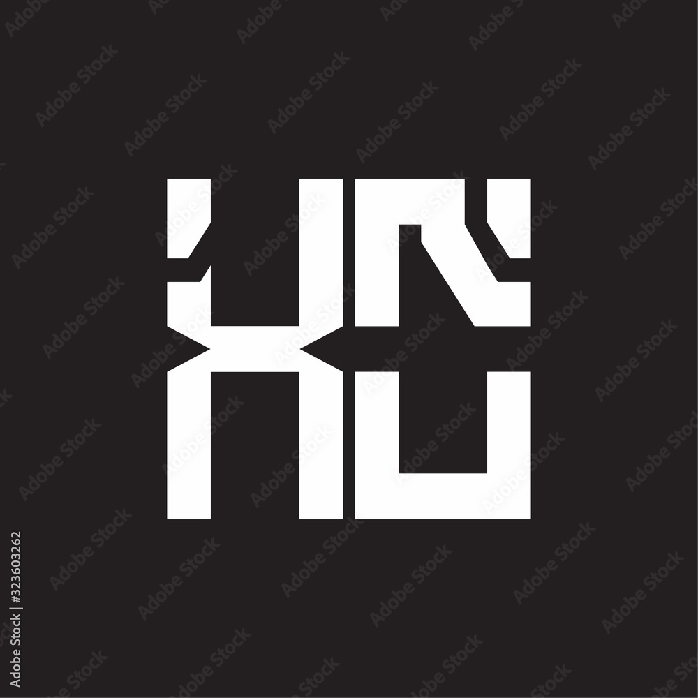 XO Logo with squere shape design template XO Logo with squere shape design template