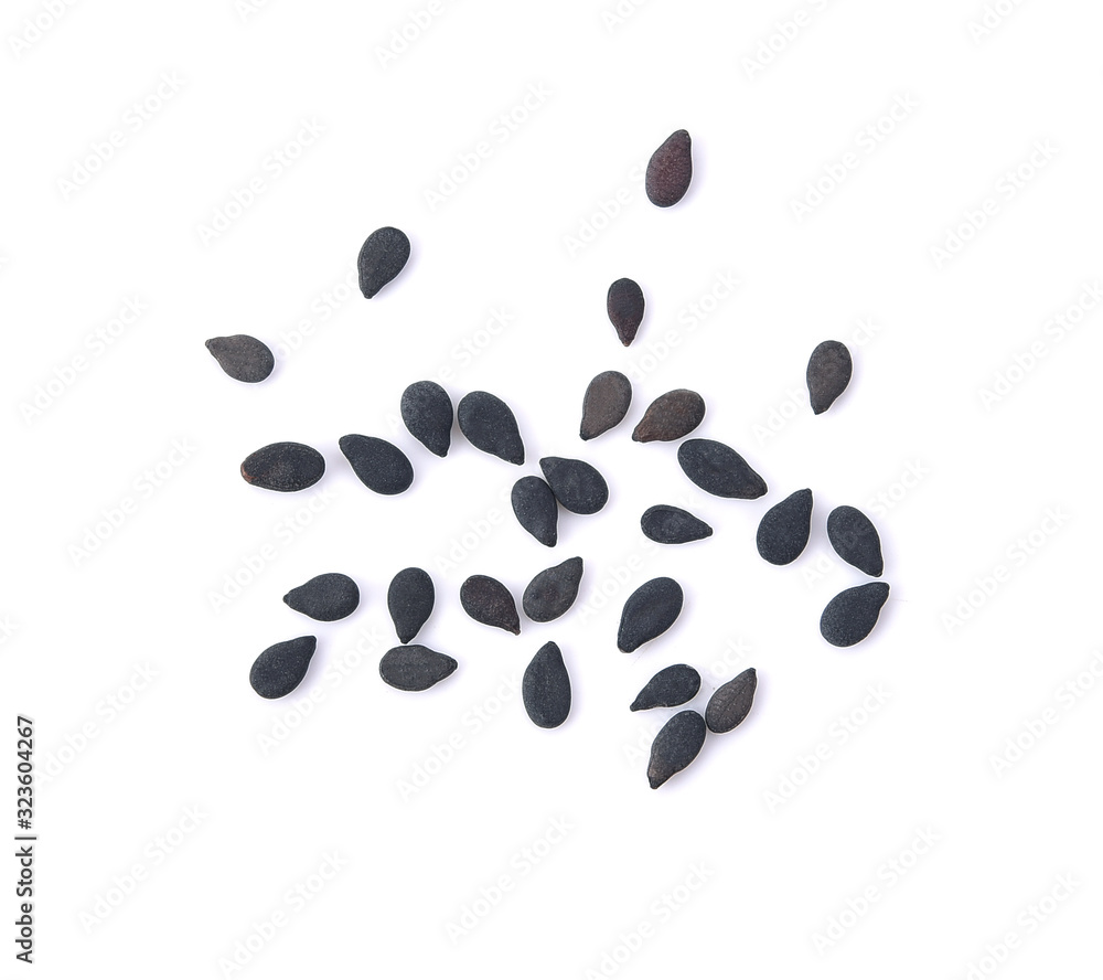 Poppy seeds isolated on white background close-up Poppy seeds isolated on white background close-up