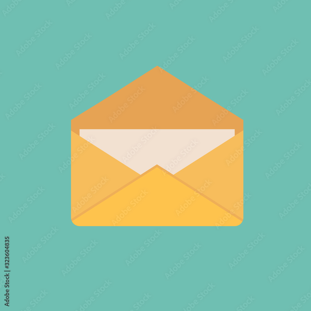 open letter icon symbol flat vector illustration open letter icon symbol flat vector illustration